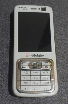 Nokia N73, biało-brązowa, sprawna, ładny stan