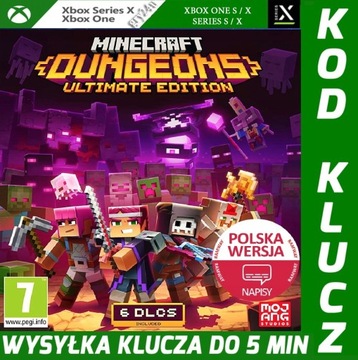 MINECRAFT DUNGEONS ULTIMATE XBOX I SERIES KLUCZ