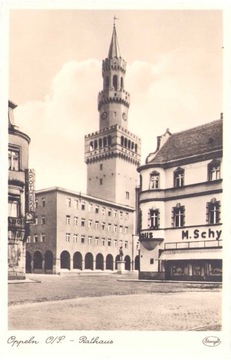 Opole. Ratusz- Oppeln Rathaus ok. 1935