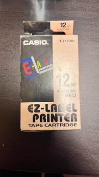 Casio  taśma do drukarek etykiet XR12RD1