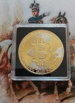 ZŁOTY BITCOIN w kapslu