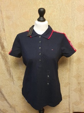 Koszulka Polo Tommy Hilfiger czarna Rozmiar M