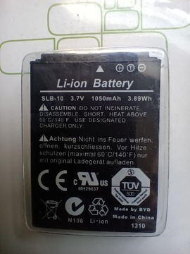 BATERIA TOSHIBA PX1733 SLB-10 3.7V 1050mAh