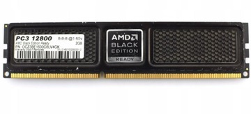 AMD Black DDR3 2GB 1600MHz CL8