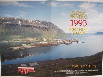 Islandia 1993. Kompletny Rocznik.