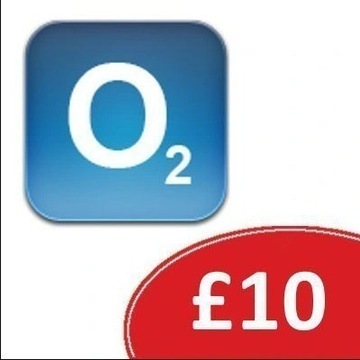 Doładowanie O2 10 GBP kod Anglia UK
