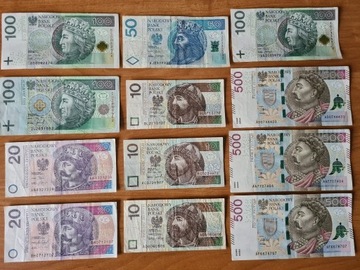 # KOLEKCJONERSKIE banknoty RADAR unikaty PATRZ