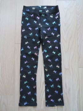 H&M_legginsy tregginsy_jednorożce 128/134 