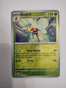 Beedrill 015/165 reverse holo - Pokemon 151
