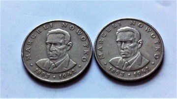 2 x 20 złoty  M. Nowotko  1974-76 z obiegu