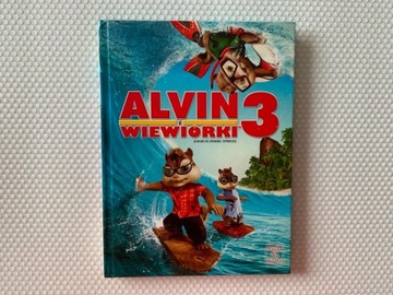 Alvin i wiewiórki 3,  książka i DVD.