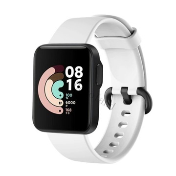 Silikonowy Pasek Do Xiaomi Mi Watch Lite Biały