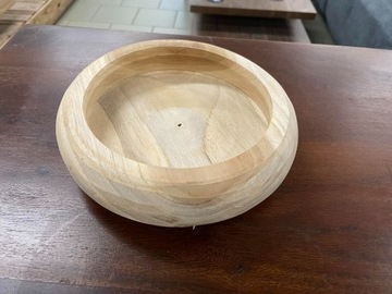 Misa okrągła z drewna teak Ø20cm