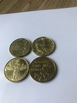 Zestaw 4 szt. monet obiegowych NG ( 1997 - 2000 )