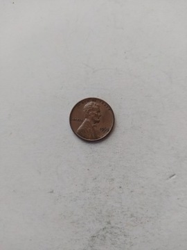 1cent USA 1963 D rok Lincoln