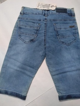 Spodenki chłopięce jeans, rozmiar 134