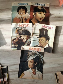 Stare czasopismo magazyn prl Ekran 1967 vintage