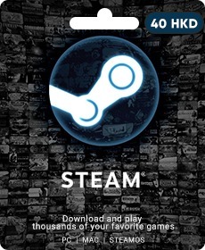 Steam Giftcard 40 $ HKD