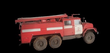 ZIŁ 131 Gotowy model wóz strażacki Czarnobyl