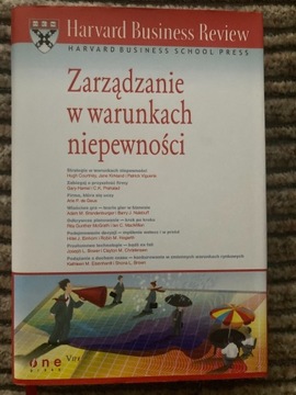 zarządzanie w warunkach niepewności Harvard