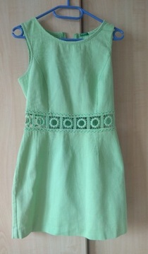 Zielona sukienka Benetton roz. S (36)