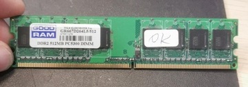 Pamięć RAM GoodRAM GR667D264L5/512 512MB 667MHz 