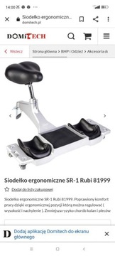 Krzesełko ergonomiczne 