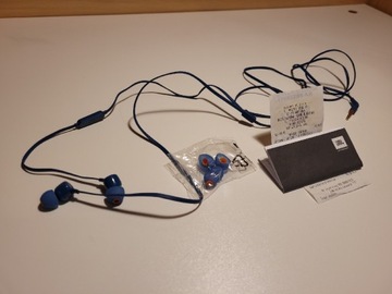 Słuchawki przewodowe JBL T110 niebieskie