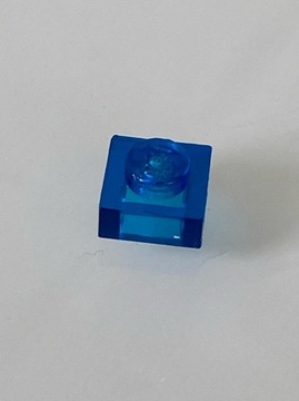 Lego 3024 Płytka 1X1 Trans dark blue