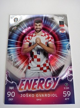 Topps Match Attax Euro 2024 Energy Gvardiol 