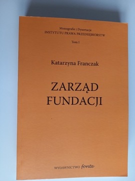 Zarząd Fundacji, dr Katarzyna Franczak