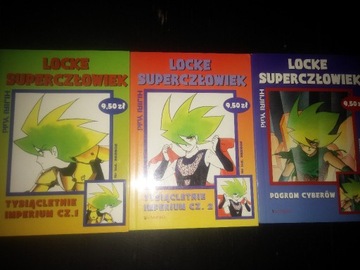 LOCKE SUPERCZŁOWIEK 1-3; manga; Hirjiri Yuki