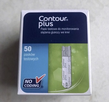 CONTOUR PLUS PASKI 50 szt