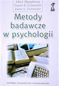 Metody badawcze w psychologii Shaughnessy UNIKAT