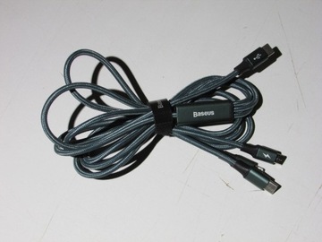 Baseus Uniwersalny Kabel USB 3w1 