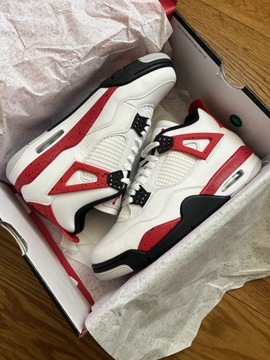 Nowe buty Air Jordan 4 Red Cement rozmiar 43