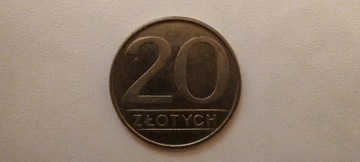 Polska 20 złotych, 1986 r. (L174)