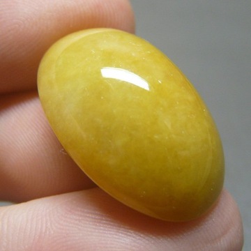 Naturalny birmański Jadeit brązowy żółty kamień