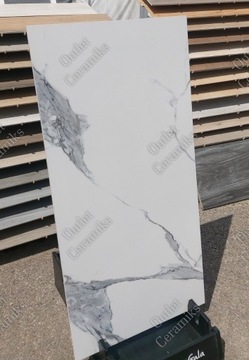 Calacatta white mat 120x60 płytki ścienne marmur