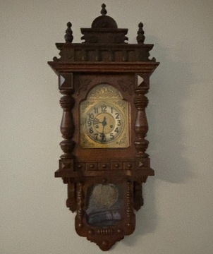 Przepiękny zegar Gustav Becker(GB)Silesia