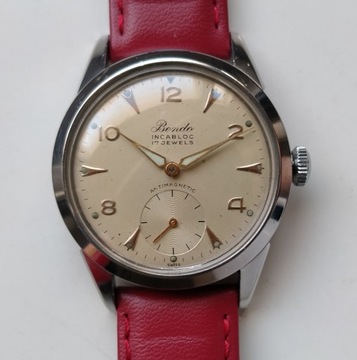 Zegarek vintage w stali  z kultowym mechanizmem  AS 1130 Wehrmachtwerk