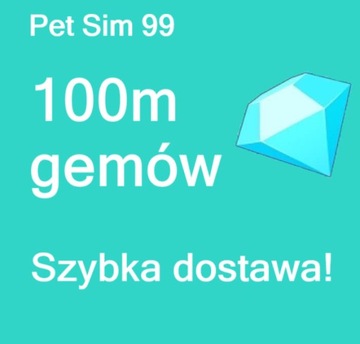 Pet Sim 99 | 100m gemów | szybka dostawa