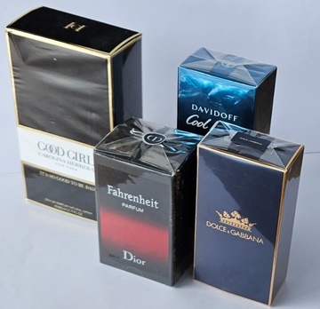 Dior Fahrenheit, DAVIDOFF, HERRERA, Dolce&Gabbana