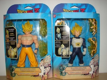 DRAGON BALL SSJ SON GOKU VEGETA EXPANDING MUSCLES