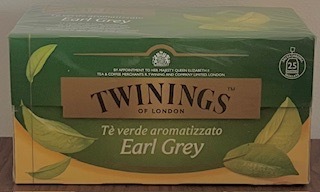 Twinings Green Tea Earl Grey 25 saszetek