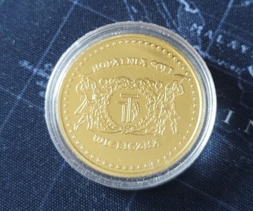 Moneta z automatu JP II Wieliczka 