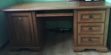 Zestaw mebli - biurko, szafka pod telewizor