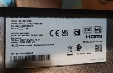 Samsung C24RG50 monitor płyta główna BN41