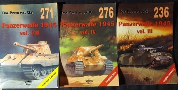 PANZERWAFFE 1945 vol. I / II III IV 3x Tank Power