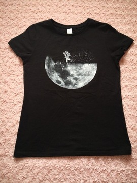 Kosmos, księżyc, astronauta, koszulka, t-shirt S
